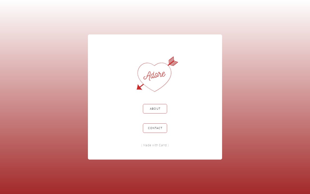 Carrd profile picture for @adore